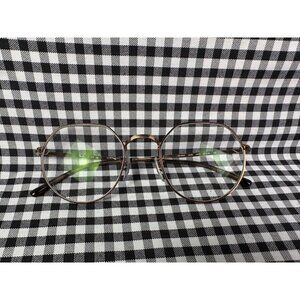 Ray-Ban RB 6465 Rose Gold Metal Round Flat Top Glasses Clear Vintage Style